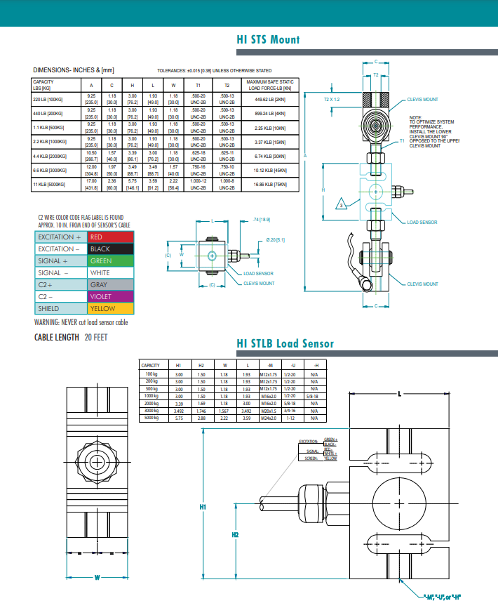 STLB/LPTLB-5000kg称重传感器