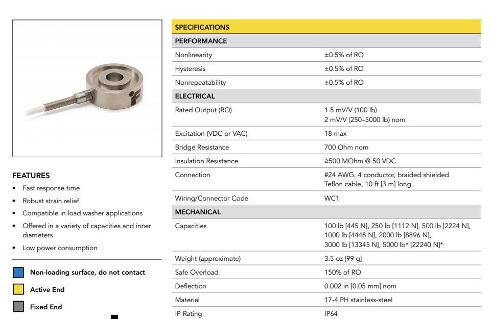 LTH350-100lb称重传感器
